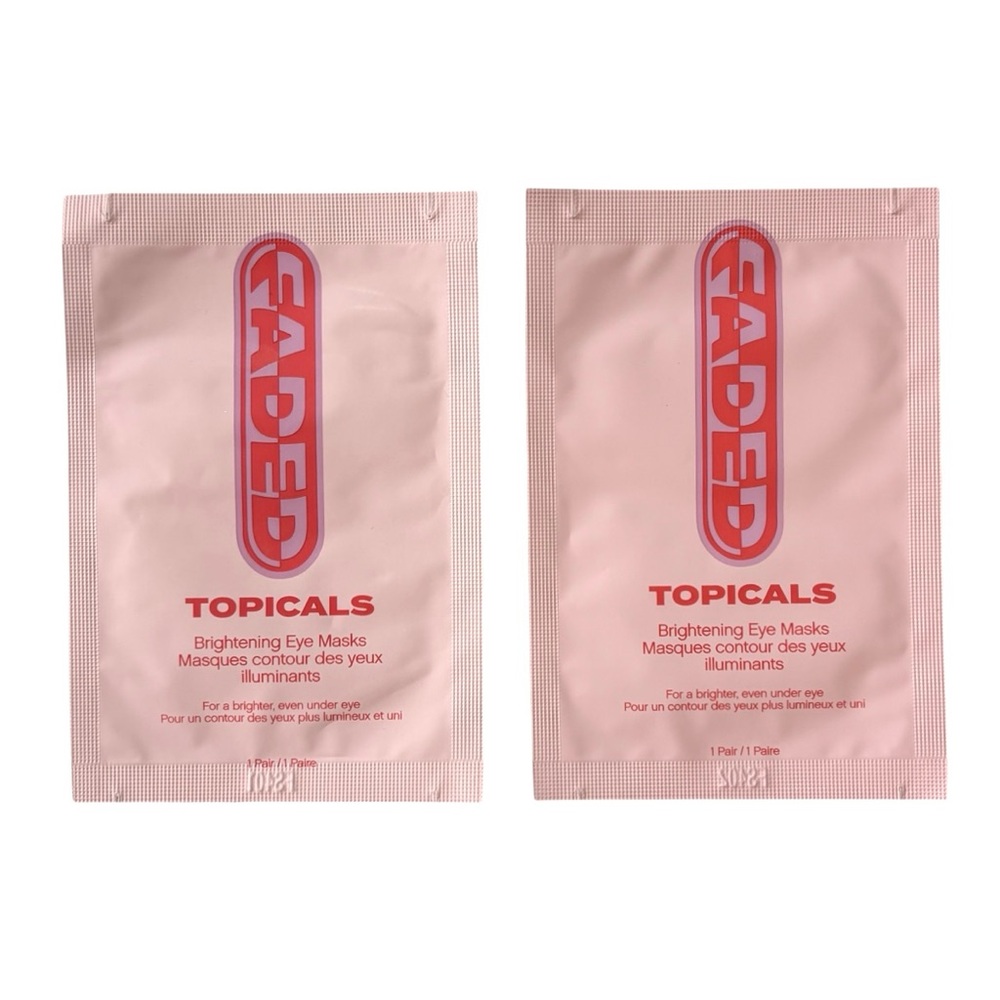 3/$25 Topicals Faded Under Eye Brightening & Clearing Eye Masks